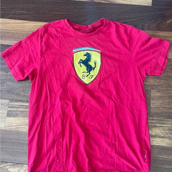 Ferrari MEN’s Red T-Shirt - Picture 1 of 5